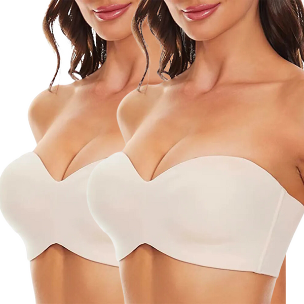 Sutiã Confort - Efeito Silicone Sem Alças - (PAGUE 1 LEVE 2)