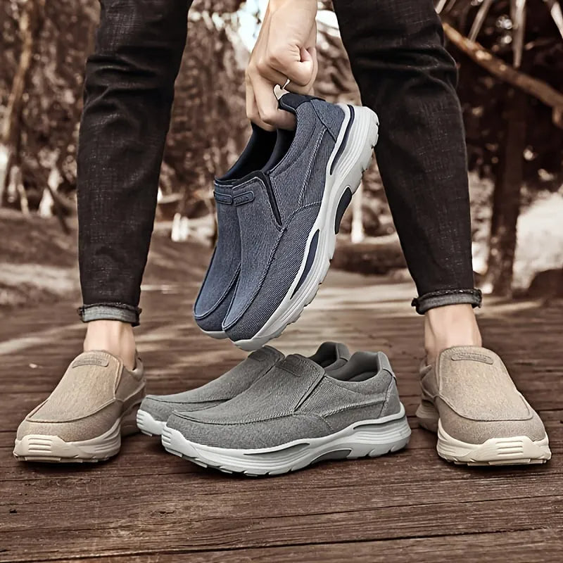 Orthopädische Freizeit-Wanderschuhe for men's – Comfortable, Atmungsaktiv with Fußgewölbeunterstützung