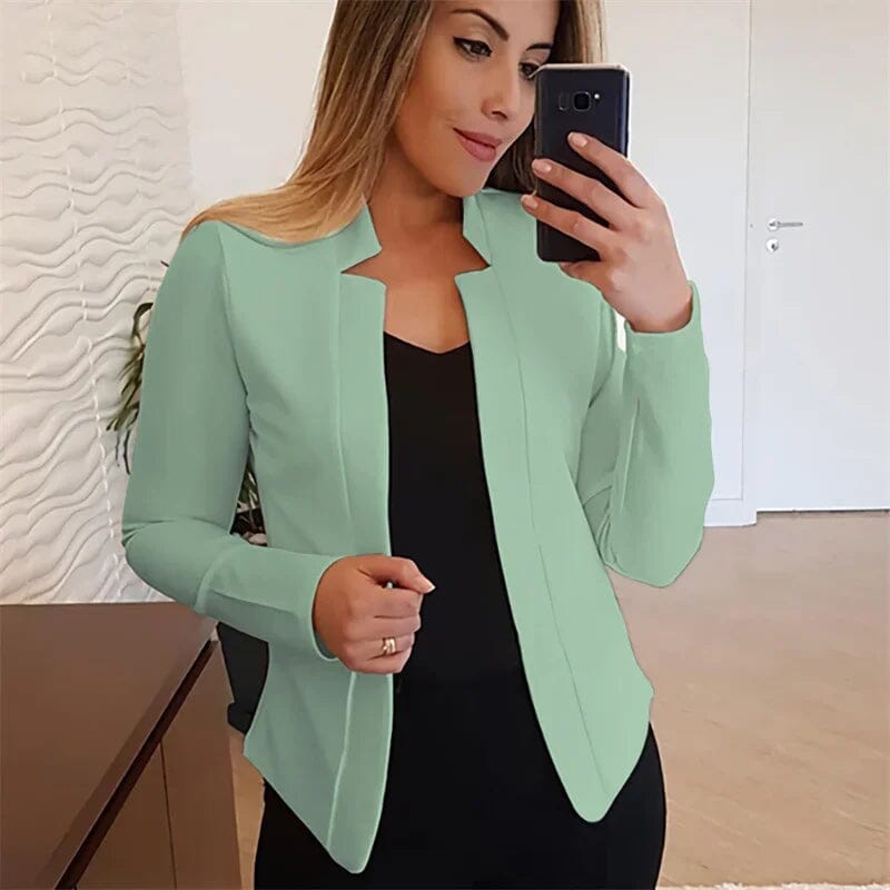 Blazer Feminino Alfaiataria Lua FEMININO - VESTUÁRIO - BLAZER Dm Stores Verde P