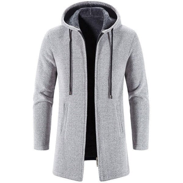 Casaco Masculino Sobretudo de Inverno - WinterWarm MASCULINO - JAQUETA - SOBRETUDO Dm Stores Cinza M