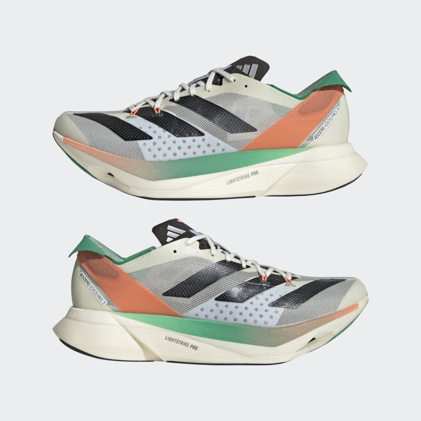 Tênis Adidas Adizero Adios Pro 3 'White Tint Coral' - HQ3688