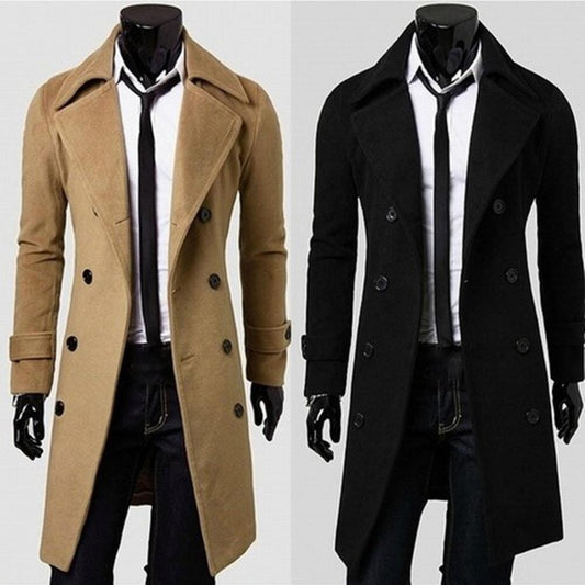 Sobretudo Masculino Slim Fit Trespassado: Estilo e Elegância para o Inverno MASCULINO - VESTUÁRIO - SOBRETUDO Dm Stores