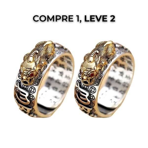 Anel da Riqueza e Prosperidade Feng Shui Original Joias & Acessórios (Anel 1) Dashui Compre 1 Leve 2 (65% OFF)