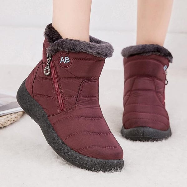 AnneBe - Bota Confort Flex Aveludada Inverno Calçados (Bota Feminina 10) Dashui