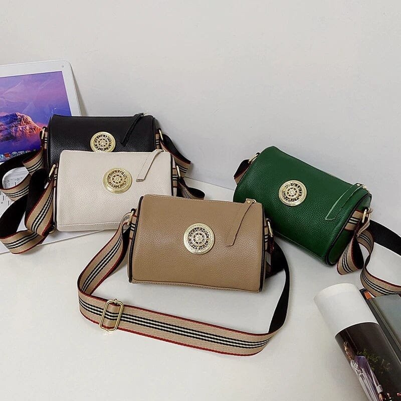 Bolsa de Couro Feminina Bella Fashion Joias & Acessórios (Bolsa 7) Dashui