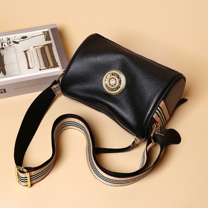Bolsa de Couro Feminina Bella Fashion Joias & Acessórios (Bolsa 7) Dashui