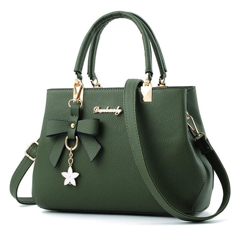 Bolsa de Couro Feminina Executive Joias & Acessórios (Bolsa 5) Dashui Verde