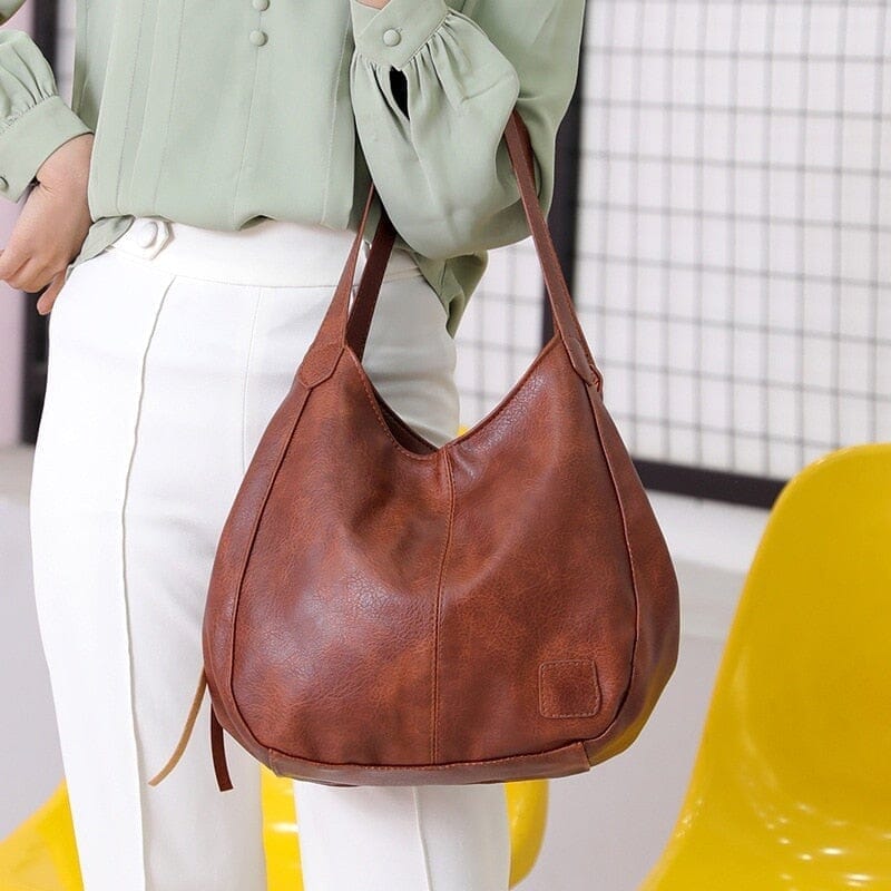 Bolsa De Couro Feminina Mônaco Roupas (Bolsa Feminina 1) Dashui