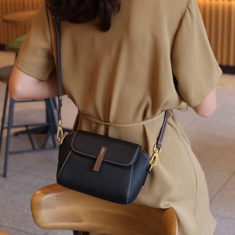 Bolsa de Couro Feminina Tiracolo - ChicEssence Joias & Acessórios (Bolsa 14) Dashui