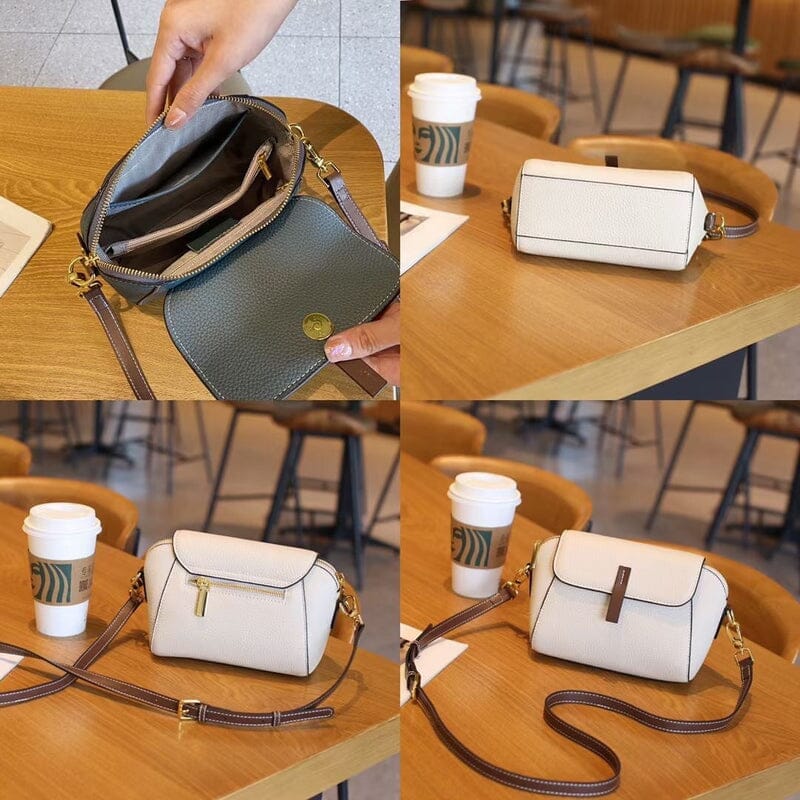 Bolsa de Couro Feminina Tiracolo - ChicEssence Joias & Acessórios (Bolsa 14) Dashui
