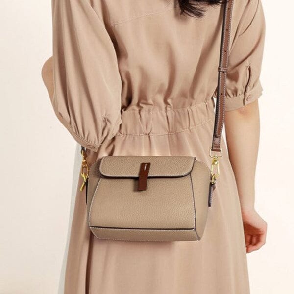 Bolsa de Couro Feminina Tiracolo - ChicEssence Joias & Acessórios (Bolsa 14) Dashui