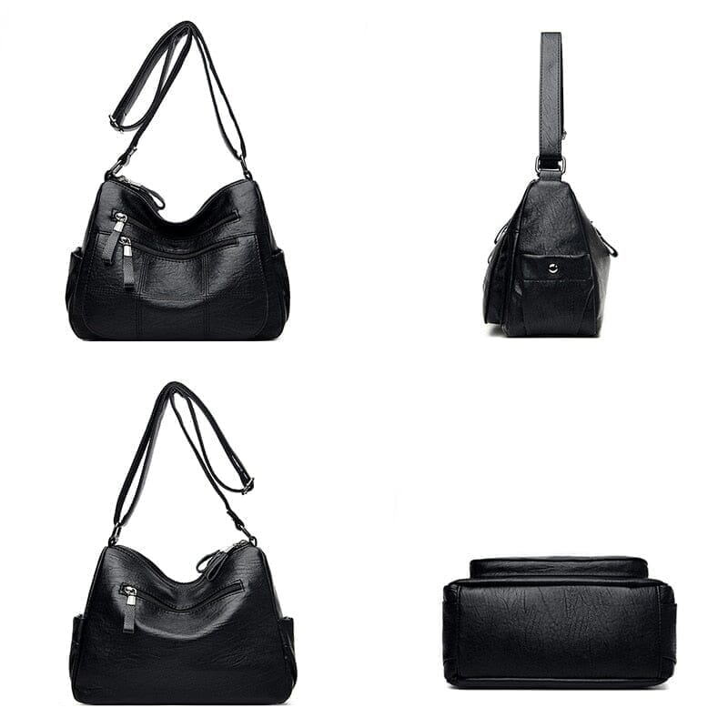 Bolsa de Couro Paris Joias & Acessórios (Bolsa 13) Dashui
