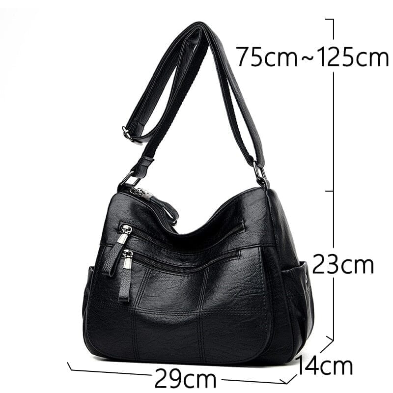 Bolsa de Couro Paris Joias & Acessórios (Bolsa 13) Dashui