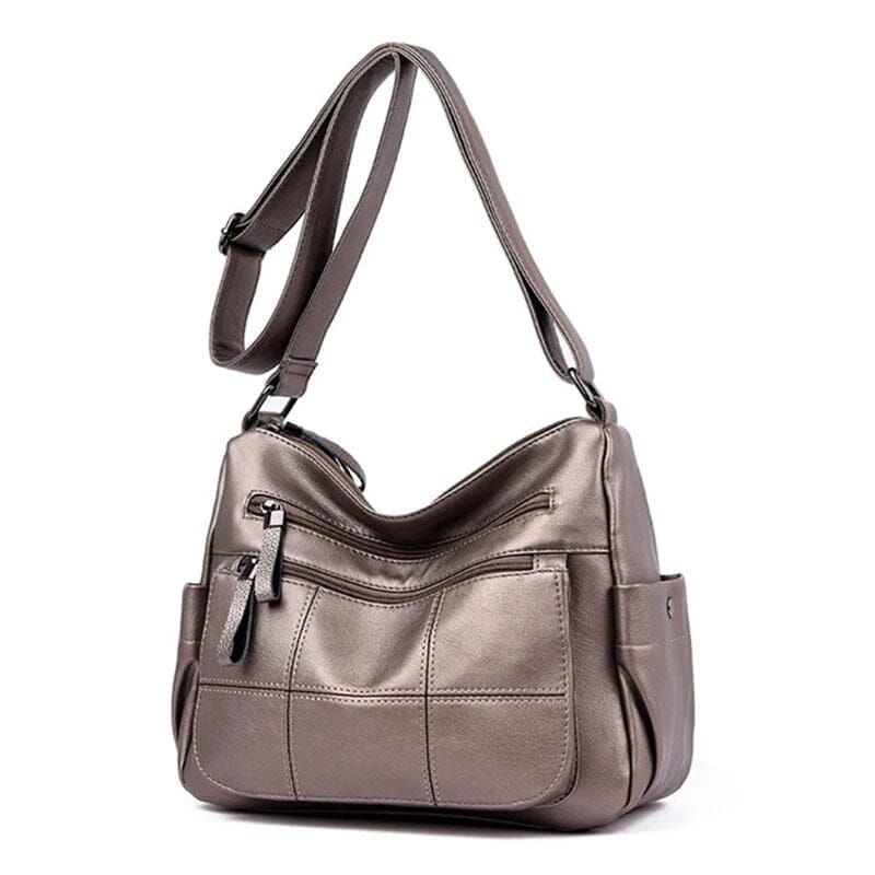 Bolsa de Couro Paris Joias & Acessórios (Bolsa 13) Dashui Ouro