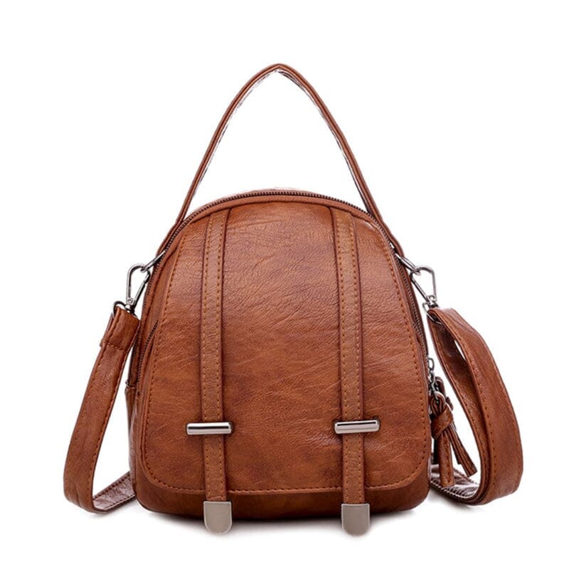 Bolsa de Ombro de Couro Feminina Roupas (Bolsa Feminina 4) Dashui Marrom