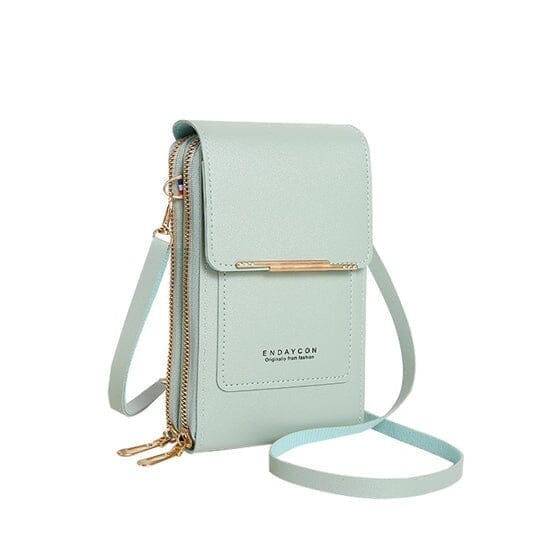 Bolsa Porta Celular Crossbody de Couro Legítimo Joias & Acessórios (Porta Celular 1) Dashui