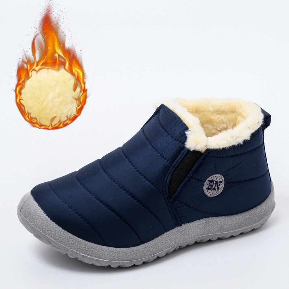 Bota De Inverno - BJ Confort Flex Calçados (Bota Feminina 9) Dashui Azul 35