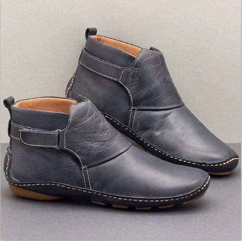 Bota Feminina Lana Calçados (Bota Feminina 4) Dashui Azul 35