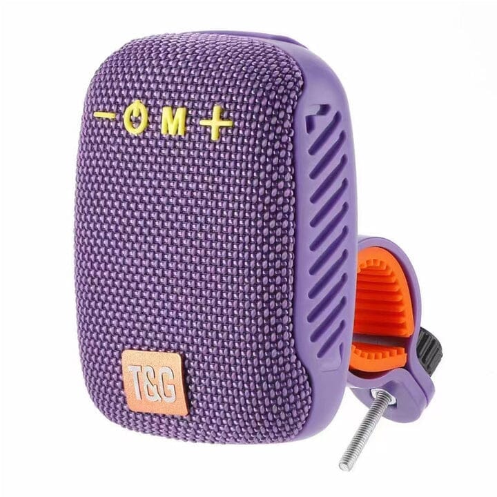 Caixa de Som com Suporte T&G | Bluetooth e FM Eletrônicos (Caixa de som 1) Dashui Roxo