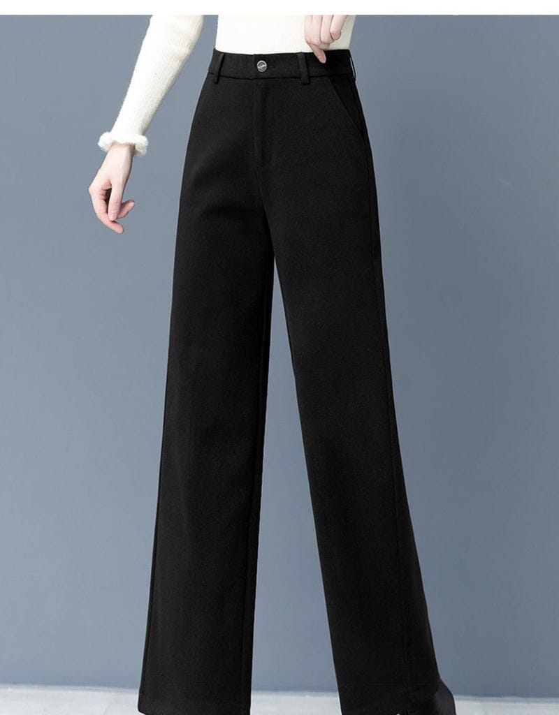 Calça Atena com Interior Forrado para Inverno Roupas (Calça Feminina 1) Dashui