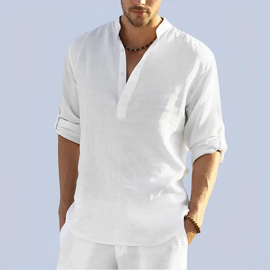 Camisa Masculina Bata Panamá Roupas (Camisa Masculina 1) Dm Stores P Branco