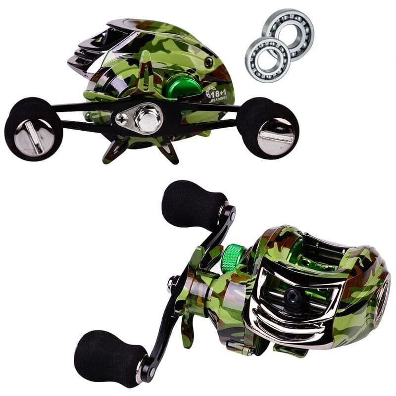 Carretilha de pesca 10KG 19 Rolamentos Esportes (Carretilha de Pesca 1) Dashui