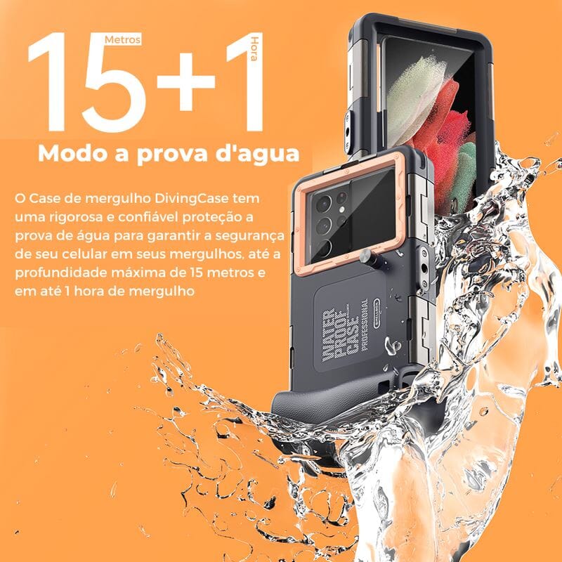 Case de Mergulho para celular DivingCase Eletrônicos (Acessórios para Celular 7) Dashui