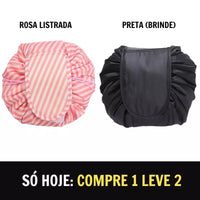 Rosa Listrado + Preto