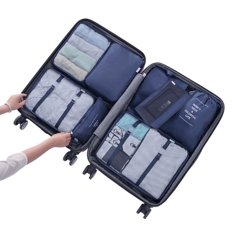 Kit de Bolsas Organizadoras à Prova D'Água 8 Peças Joias & Acessórios (Bolsa 2) Dashui