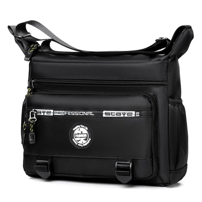 Mochila de Ombro Masculina À Prova d'Água - AquaShield Joias & Acessórios (Mochila 1) Dashui Preto