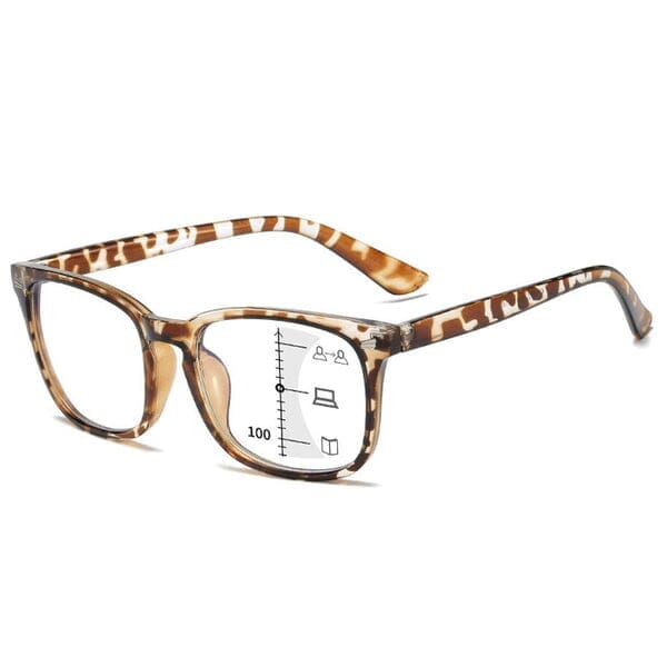 Óculos Multifocal Hemp Jóias & Acessórios (Óculos 4) Dashui Leopardo Brown 0
