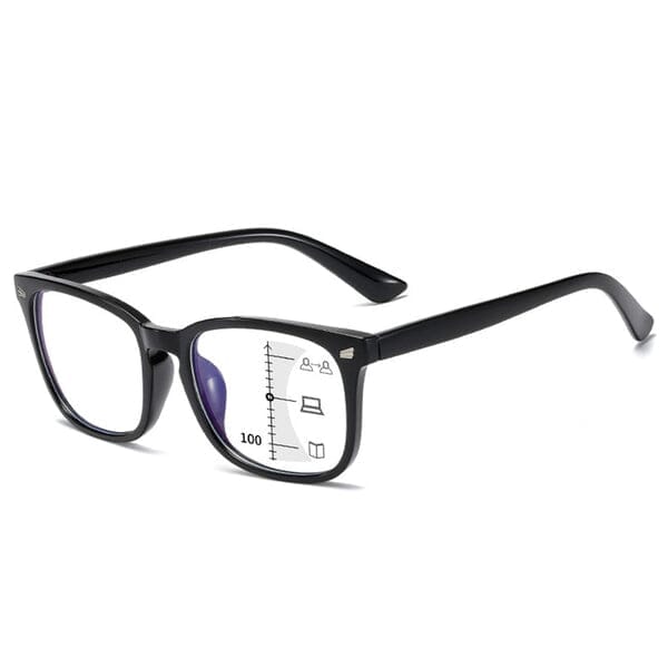 Óculos Multifocal Hemp Jóias & Acessórios (Óculos 4) Dashui Preto Brilhante 0