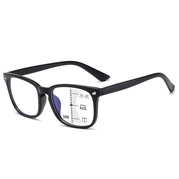 Óculos Multifocal Hemp Jóias & Acessórios (Óculos 4) Dashui Preto Fosco 0