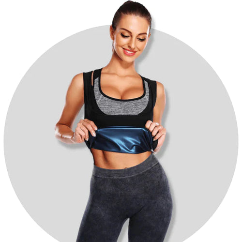 Regata Modeladora Up - Efeito Sauna Saúde & Beleza (Regata modeladora 1) Dm Stores