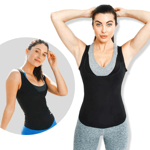 Regata Modeladora Up - Efeito Sauna Saúde & Beleza (Regata modeladora 1) Dm Stores