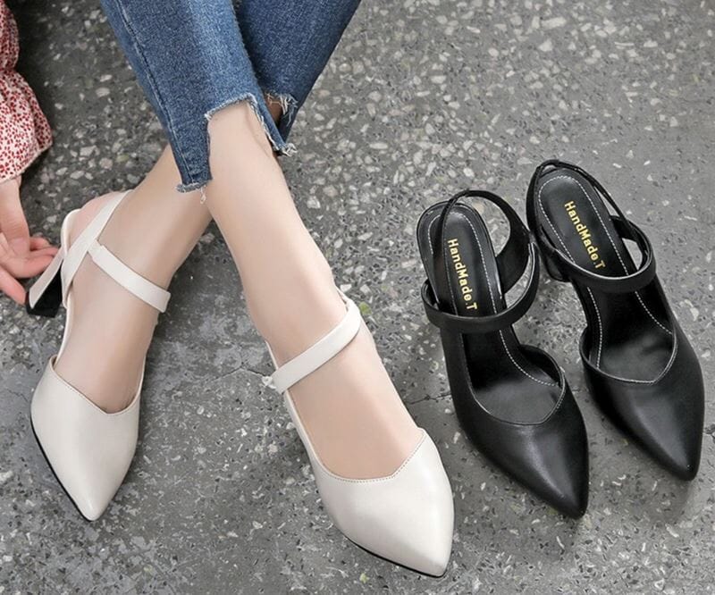 Sapato Salto Ortopédico Luxo Inverno 2023 - Compre 1 Leve 2 Calçados (Sapato Feminino 2) Dashui