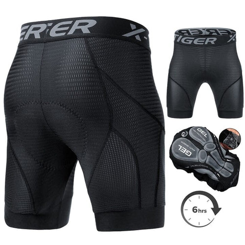 Short Ultragel X-Tiger Esportes (Roupas de Ciclismo 2) Dashui P Cinza