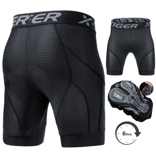 Short Ultragel X-Tiger Esportes (Roupas de Ciclismo 2) Dashui P Cinza