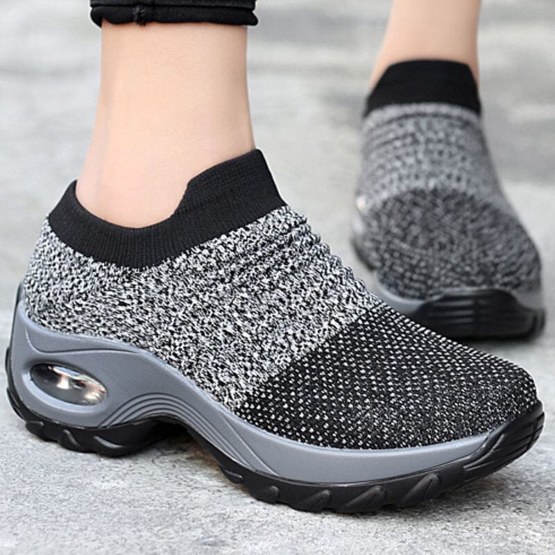 Tênis Feminino Ortopédico Calçados (Tênis Feminino 4) Dashui 33 Cinza