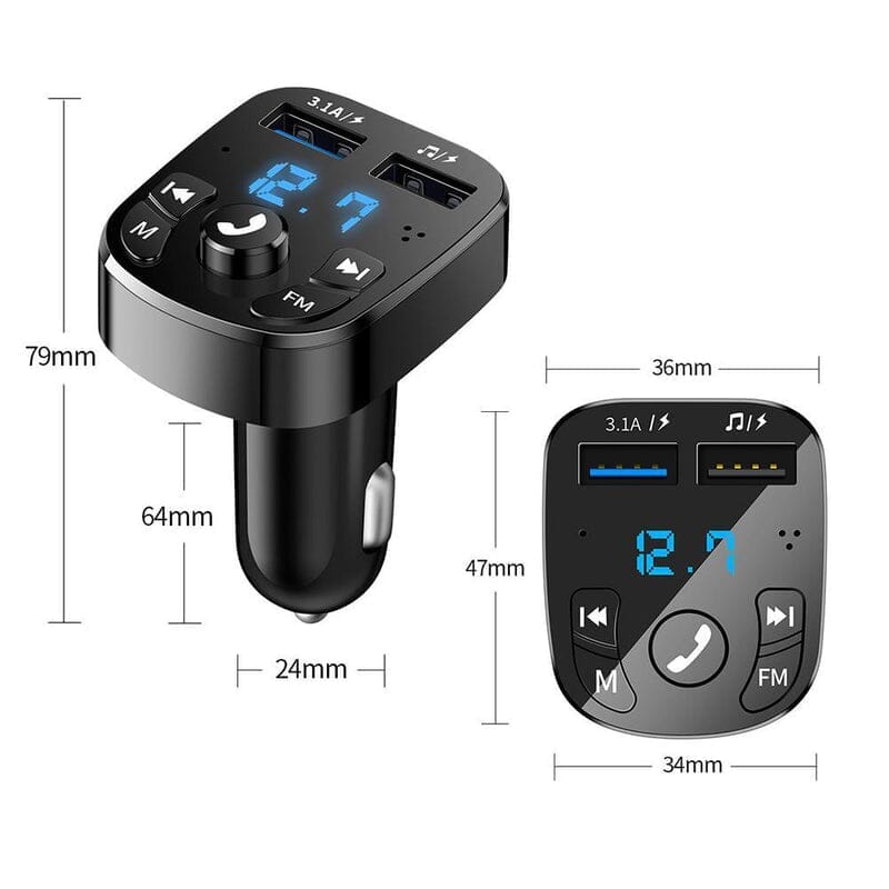 Transmissor de Som Bluetooth Automotivo Automotivos (Transmissor de Som 1) Dashui