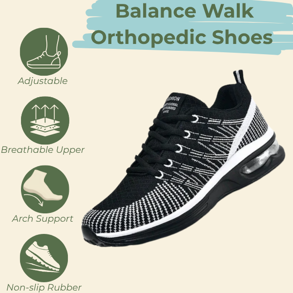 Balance Walk – Stabile Orthopädische Shoe Zur Linderung Von Neuropathie and Rückenschmerzen