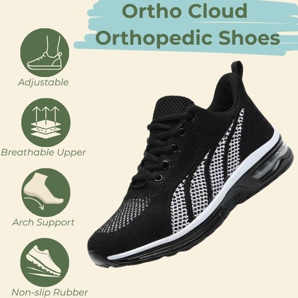 Ortho Cloud – Orthopädische Shoe with Luftpolster for Plantarfasziitis and Gelenkschmerzen