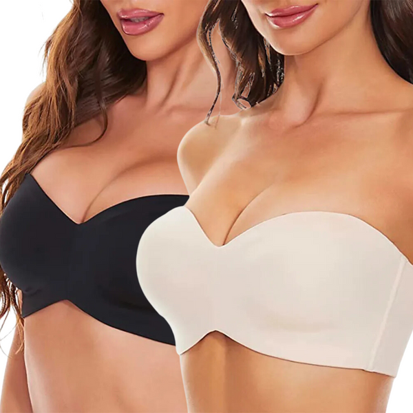 Sutiã Confort - Efeito Silicone Sem Alças - (PAGUE 1 LEVE 2)