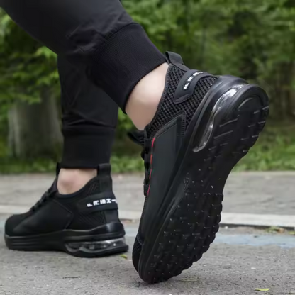 Unbesiegbar – Atmungsaktive Sicherheitsschuhe with Stahlkappe for Arbeit and Bau | Leicht and Rutschfest