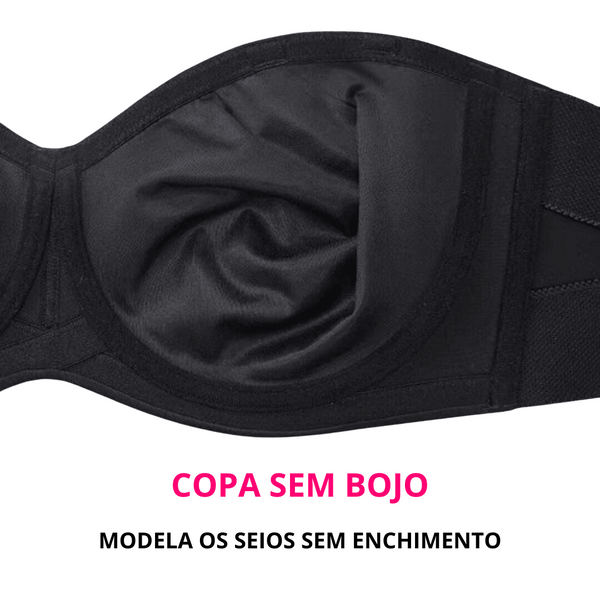 Sutiã Confort - Efeito Silicone Sem Alças - (PAGUE 1 LEVE 2)
