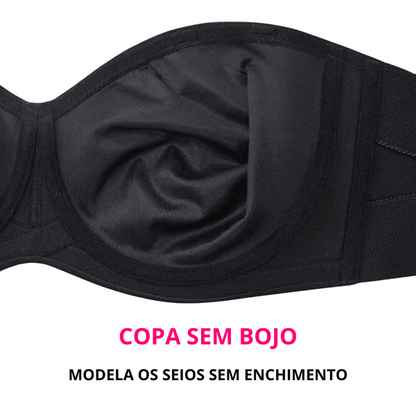 Sutiã Confort - Efeito Silicone Sem Alças - (PAGUE 1 LEVE 2)