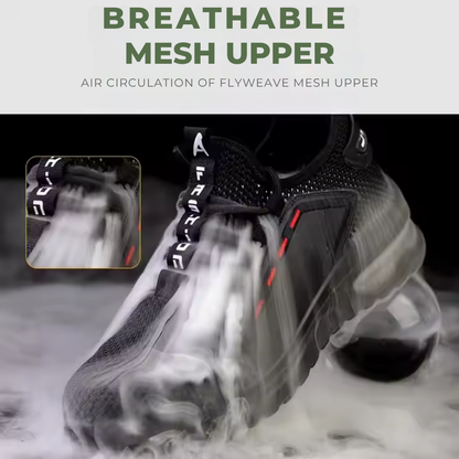 Unbesiegbar – Atmungsaktive Sicherheitsschuhe with Stahlkappe for Arbeit and Bau | Leicht and Rutschfest