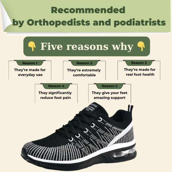 Balance Walk – Stabile Orthopädische Shoe Zur Linderung Von Neuropathie and Rückenschmerzen