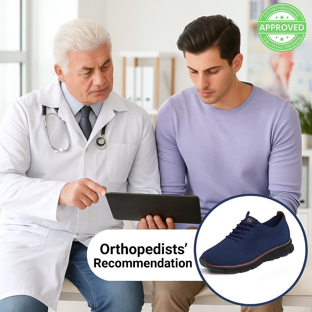 Ultra Comfy - Healthy and Supportive Walking Shoes (Black Sole Edition)