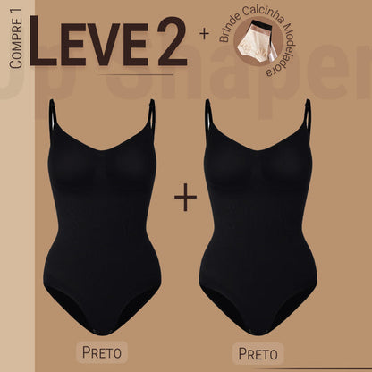 Body Modelador - Shaper Up - Compre 1 Leve 2 + Brinde Calcinha Modeladora